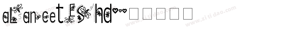 aLancetEShd字体转换