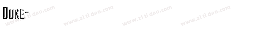 Duke字体转换