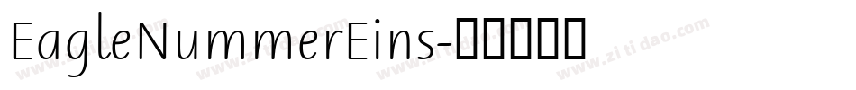 EagleNummerEins字体转换
