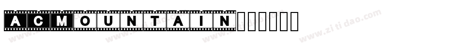ACMountain字体转换
