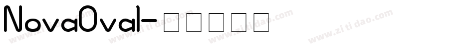NovaOval字体转换