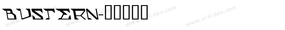 BUSTERN字体转换