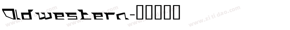 Oldwestern字体转换