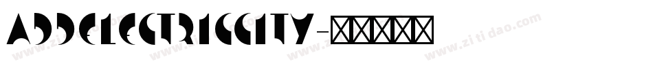 AddElectricCity字体转换