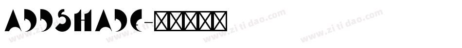 AddShade字体转换