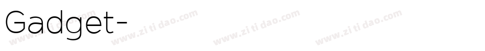 Gadget字体转换