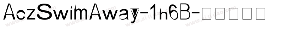 AezSwimAway-1n6B字体转换