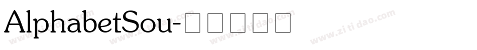 AlphabetSou字体转换