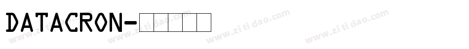 Datacron字体转换