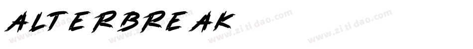 ALTERBREAK字体转换