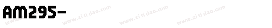 AM295字体转换