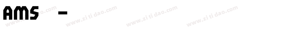 ams字库字体转换