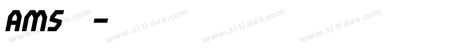 ams字库字体转换