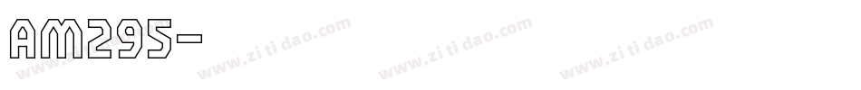 AM295字体转换