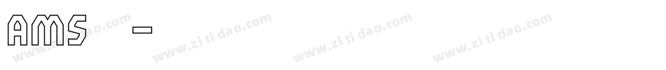 ams字库字体转换