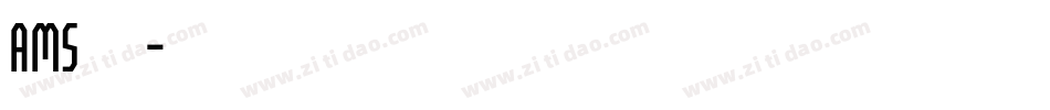 ams字库字体转换
