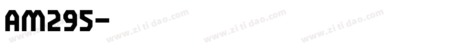 AM295字体转换