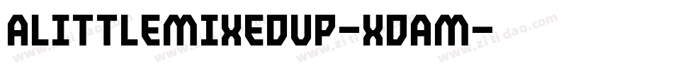 Alittlemixedup-xdAm字体转换