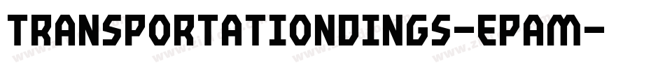 Transportationdings-ePAm字体转换