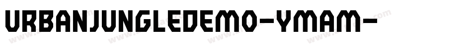 Urbanjungledemo-ymAm字体转换
