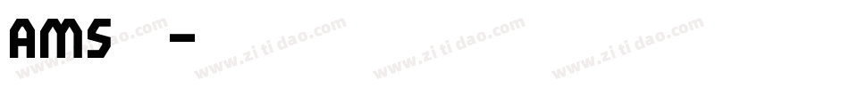 ams字库字体转换