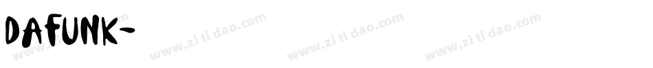 DAFUNK字体转换