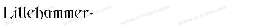 Lillehammer字体转换