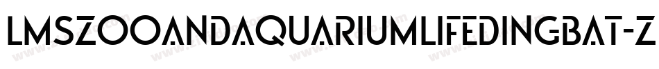 LmsZooAndAquariumLifeDingBat-ZyBm字体转换