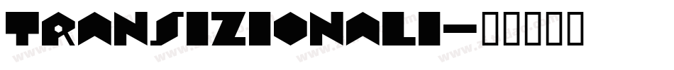 transizionali字体转换