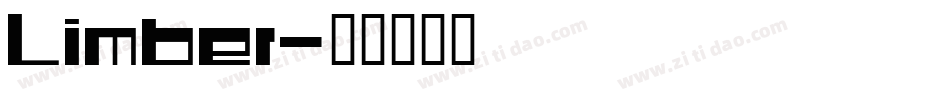 Limber字体转换