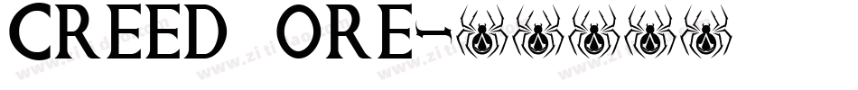 Creedmore字体转换