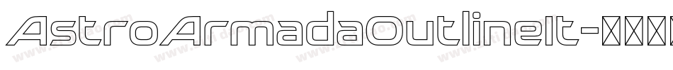 AstroArmadaOutlineIt字体转换
