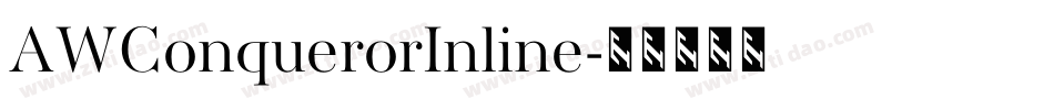 AWConquerorInline字体转换