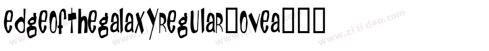EdgeOfTheGalaxyRegular-OVEa6字体转换