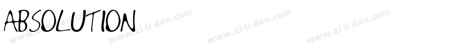 Absolution字体转换