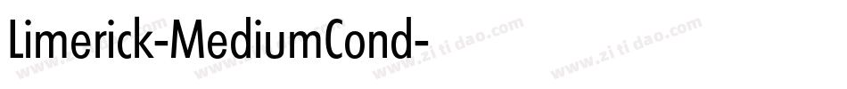 Limerick-MediumCond字体转换