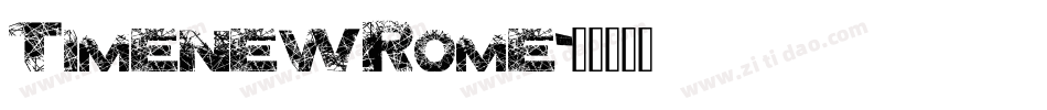 TimeNewRome字体转换