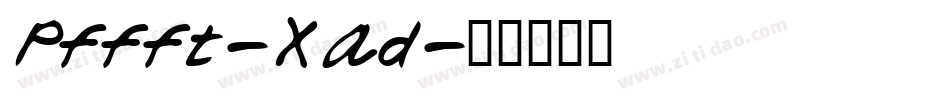 Pffft-XAd字体转换