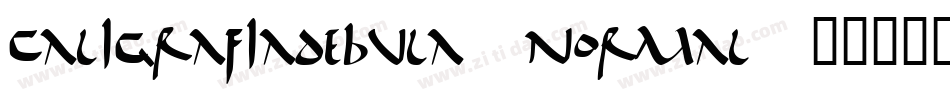 CaligrafiaDeBula-Normal字体转换