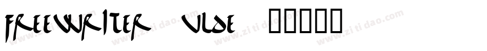 FreeWriter-VLDe字体转换