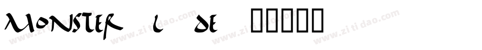Monster-l9De字体转换