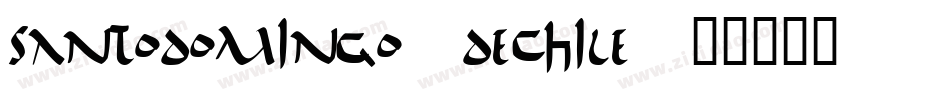 SantoDomingo-DeChile字体转换