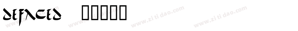 deFaced字体转换