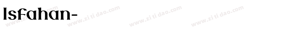 Isfahan字体转换
