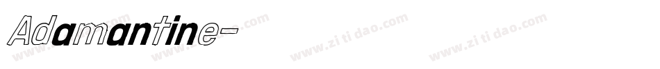Adamantine字体转换