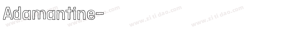 Adamantine字体转换