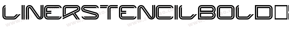 LinerstencilBold-X5LG字体转换