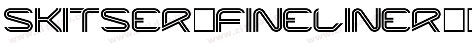 Skitser-Fineliner字体转换