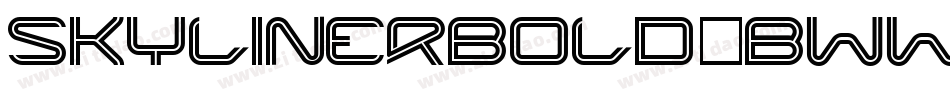 SkyLinerBold-BWWz8字体转换