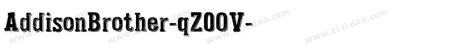 AddisonBrother-qZ0OV字体转换